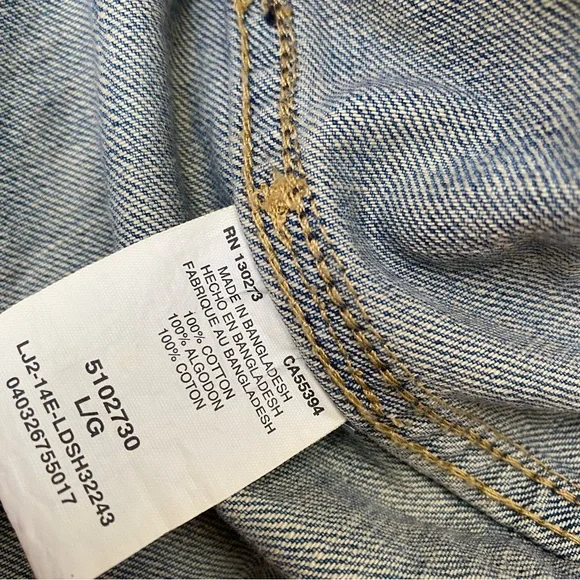 90s Vintage Lee Denim Trucker Jean Jacket